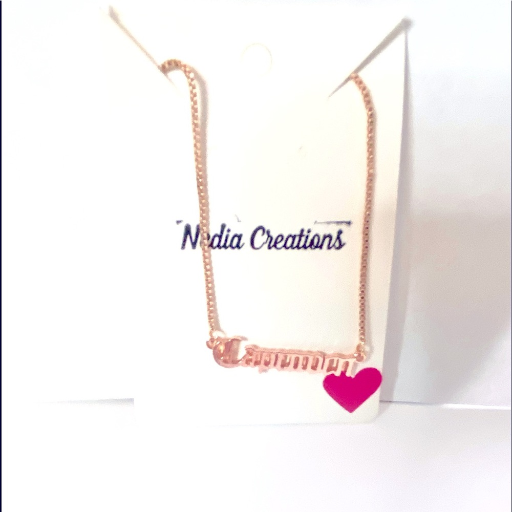 Ew listing Zodiac nameplate bracelets
